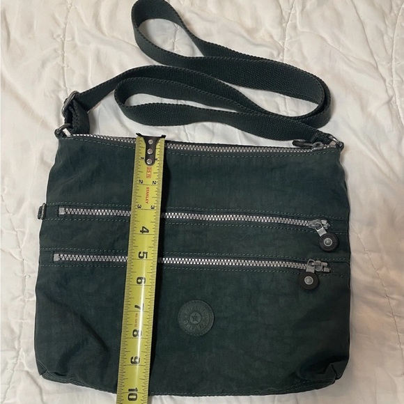 Kipling Alvar HB 4061 Crossbody Shoulder Bag Handbag Forest Green Medium EUC - Picture 5 of 16